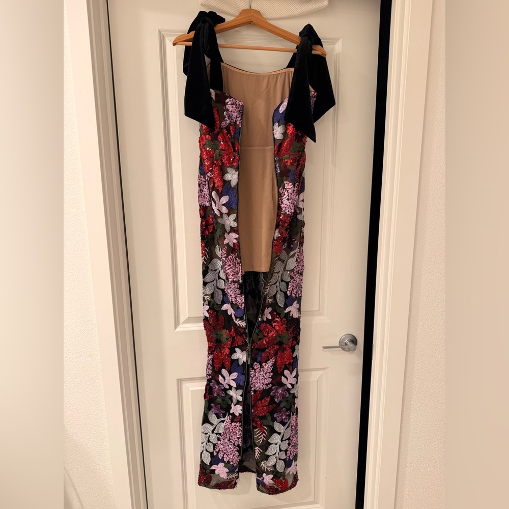 NWOT BRONX AND BANCO Dahlia Maxi Dress in Purple Multi - Picture 15 of 15